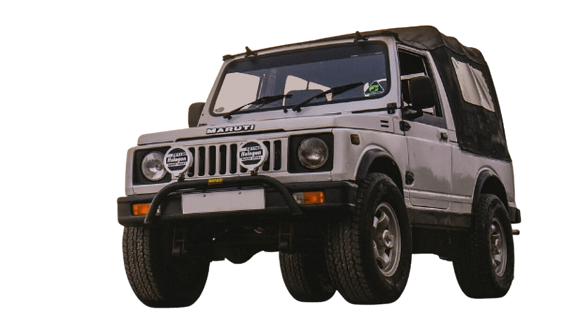 Maruti Gypsy on rent in srinagar, kashmir.