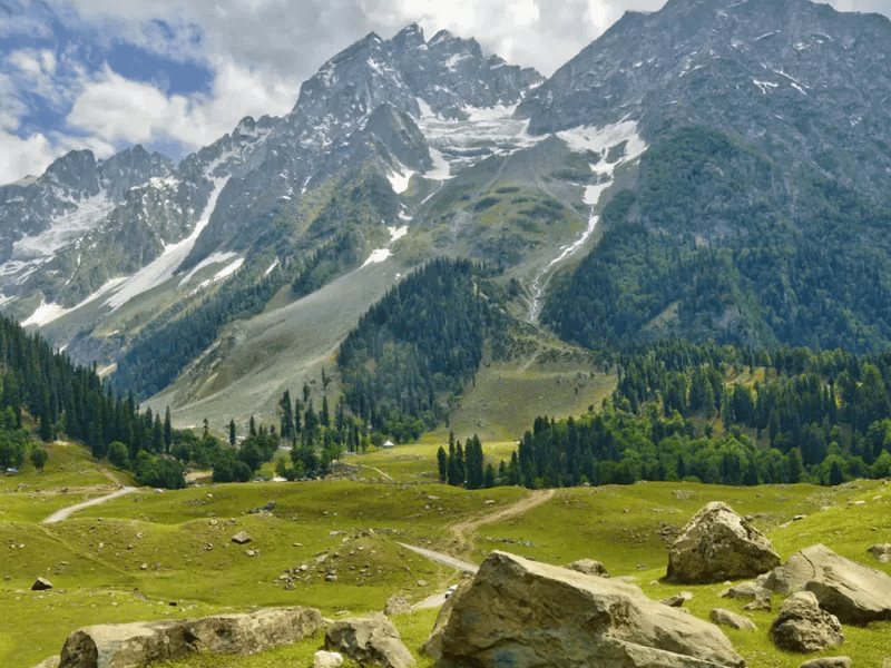 Sonamarg mountains in summer